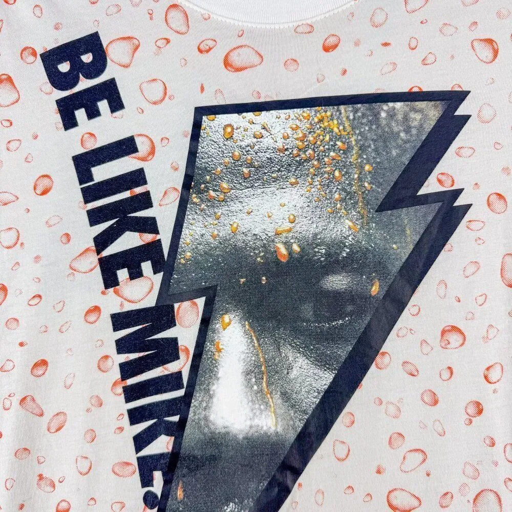 Air Jordan Gatorade Nike T-Shirt Mens Small Be Like Mike 2015 Allover AJ1165-100